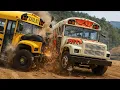 Download Lagu High Speed Figure 8 DESTRUCTION With The NEW School Bus! (BeamNG Drive Multiplayer)