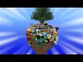 We tried to play skyblock with 100 players