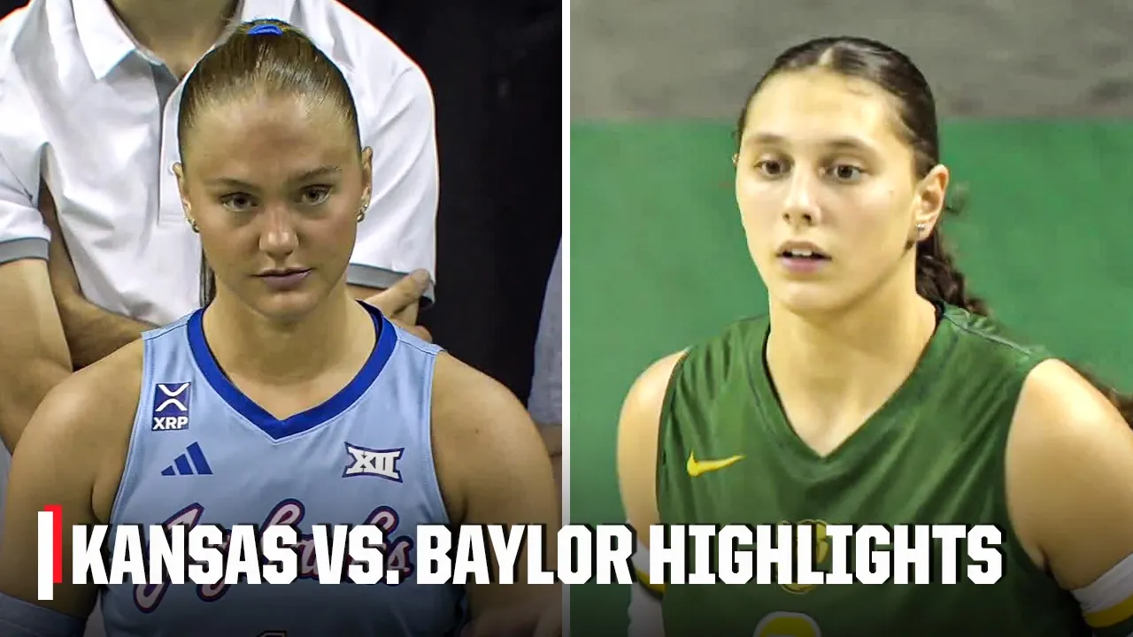 Kansas Jayhawks vs. Baylor Bears | Full Match Highlights | ESPN College Volleyball