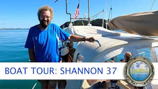YARNS PODCAST: A Boat Tour of the Shannon 37 SV Landfall in New Zealand