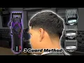 The Easiest AND Fastest Way to Fade Taper - Haircut Tutorial 3 Guard Method with NEW Wahl Vapor LE