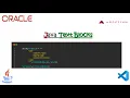 Text Blocks String in Java String Text Blocks Arabic