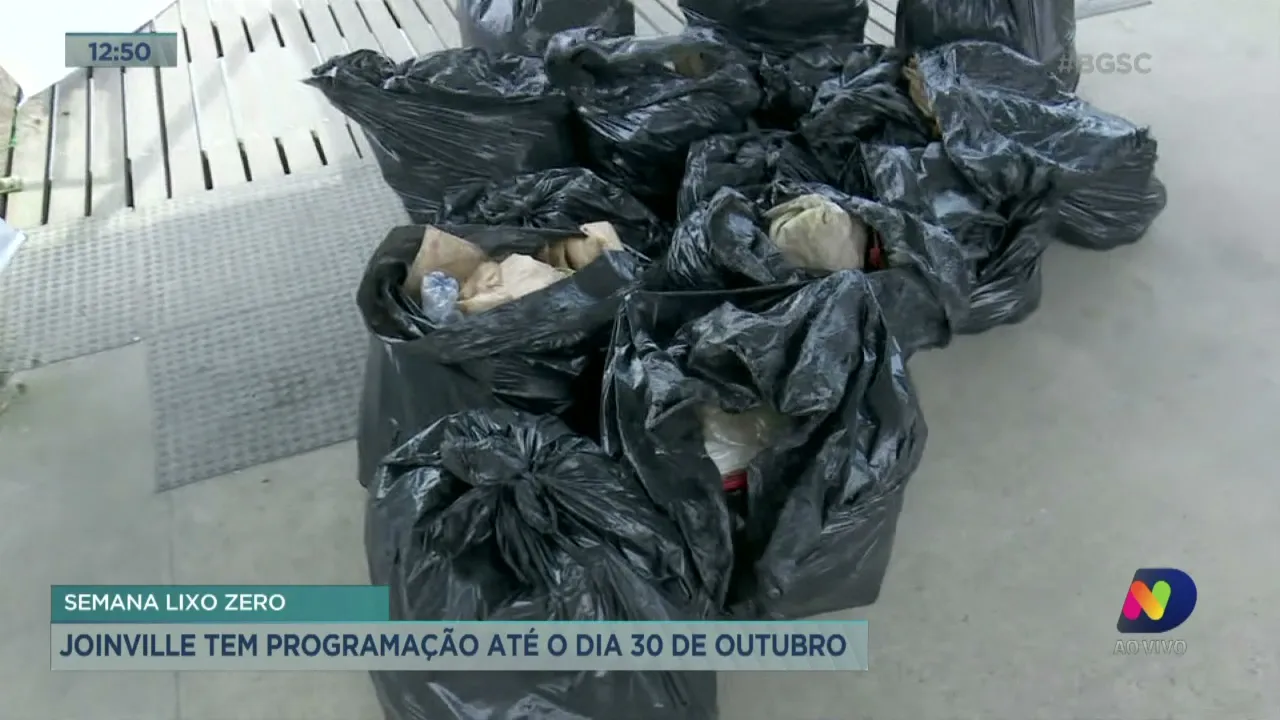 Semana Lixo Zero: Joinville tem programação até o dia 30 de outubro