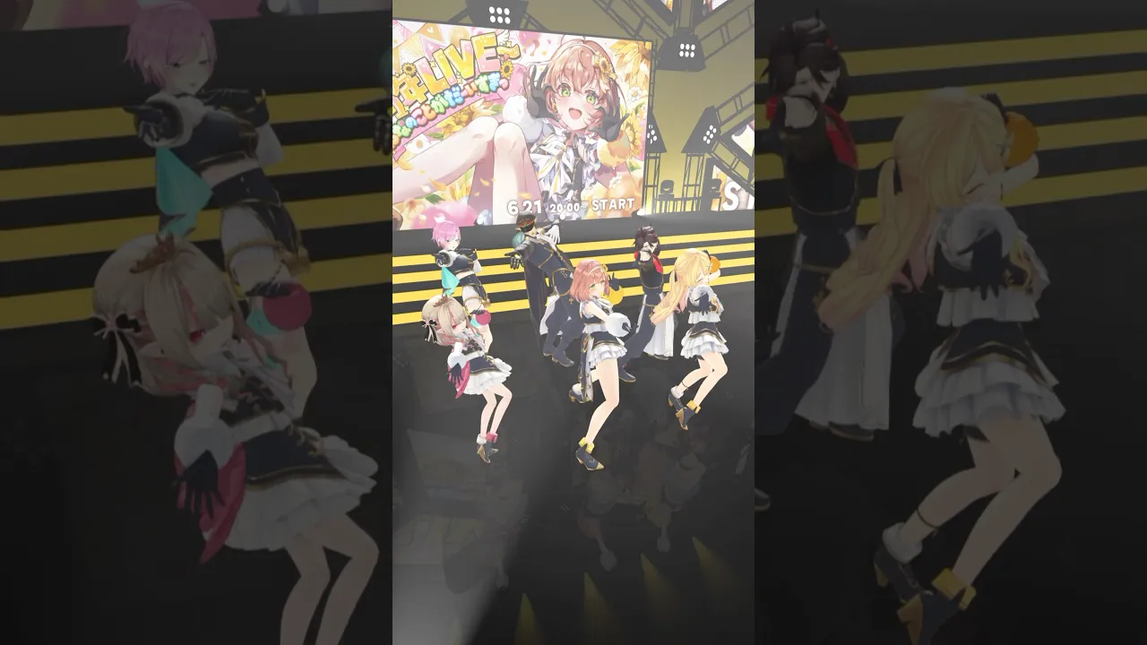 🍑リハ中にOBF 踊った！（１発撮り）星川サラ/魔界ノりりむ/三枝明那/本間ひまわり/夕陽りり/花畑チャイカ