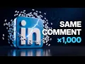The Linkedin Commenting Problem