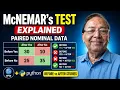 McNemar s Test Explained Paired Nominal Data SPSS Python