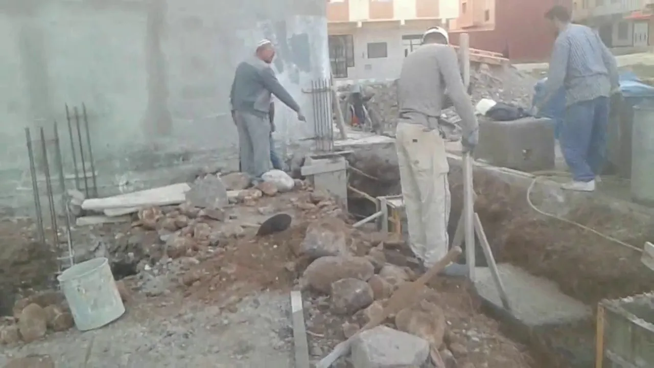 مراحل لإنجاز قاعدة المنزل من البدية إلى النهاية