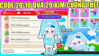 TẶNG CODE 20-10 NHẬN 20 KIM CƯƠNG MIỄN PHÍ VÀ ĐỒ MỚI SIÊU ĐẸP TRONG PLAY TOGETHER