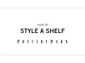 How to Style a Shelf