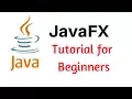 JavaFX tutorial for Beginners What we will cover in the course