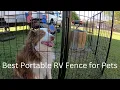 Portable RV Fence for Camping with Pets - FXW Dog PlayPen