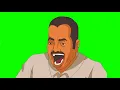 Spanish Laughing Guy Cartoon Green Screen Green BackGround Screen