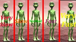Dame Tu cosita song Very Slow, Slow, Normal, Fast and very fast
