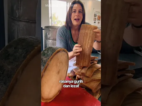 Batang pohon yang bisa dimakan 😮