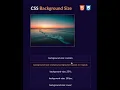 CSS BACKGROUND SIZE