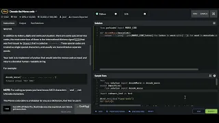 Codewars Python Decode the Morse code 6 kyu solution