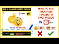 How to Add Time Progress bar in YT Shorts Fact s