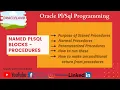 Oracle Tutorial For Beginners Oracle Stored Procedure Tutorial ORACLE Named PLSQL Block