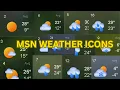 MSN Weather Icons