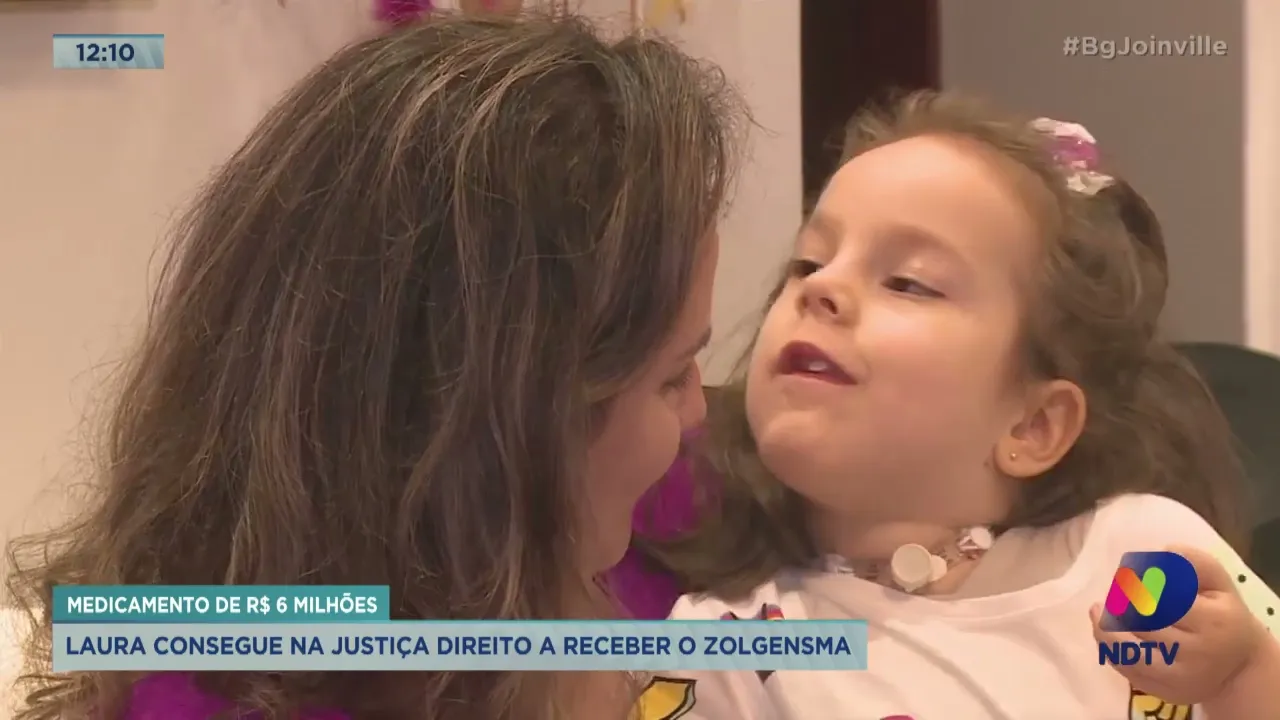 Medicamento de R$ 6 milhões: Laura consegue na justiça direito a receber o Zolgensma