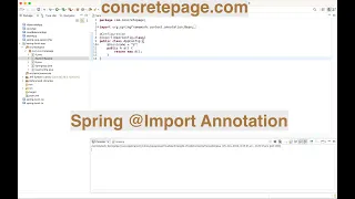 Spring Import Annotation