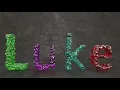 Reaction diffusion Spelling C4D