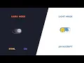 Dark Mode Toggle with HTML CSS JavaScript In 5-Minute No-Talk