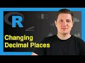 Format Number of Decimal Places in R 2 Examples format sprintf Function Global R Options