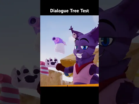 An example of the dialogue tree system in our game! #animation #indiegame #billiebustup #disney #fyp