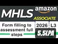 AMAZON MHLS assessment test 2026 5 5 LPA FULL ASSESSMENT