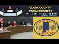Clark County Commissioners-Full Meeting 2 27 25