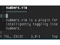 numbers vim intelligent relative or absolute line numbering