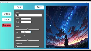 Add Watermark App Batch Image Watermarking Tkinter Pillow