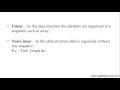 Linear and Non Linear Data Structure Hindi