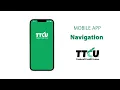TTCU Digital Banking - Mobile Navigation