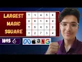 Largest Magic Square LeetCode 1895 Implementation problem