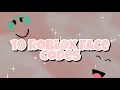10 Roblox Face codes Roblox