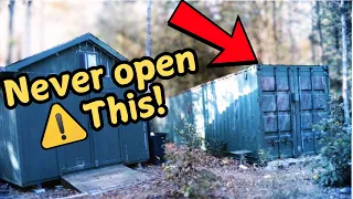 horrifying police footage reveals whats inside this container 