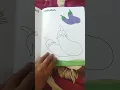 vegetables colouring book