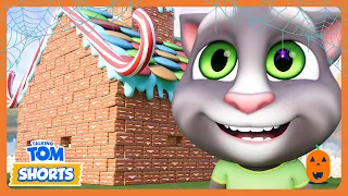 TOM'S MIRACULOUS GINGERBREAD HOUSE! 🏡 😱 🎃 - Talking Tom Shorts - Happy Halloween! 🎃