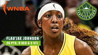 Rookie Flau jae Johnson NEW CAREER-HIGH vs New York Liberty WNBA on ESPN