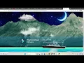Ship Animation in Html and Css javascript