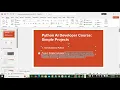 Python AI Developer Course 1 Introduction to Python Simple Calculator