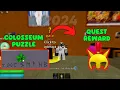 How to Complete Colosseum Puzzle Bartilo Quest Blox Fruits