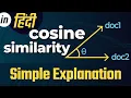 Cosine similarity cosine distance explained Math Statistics for data science machine learning