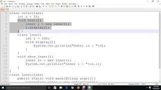 Nested class in java hindi 15