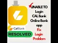 Fix CalBank App Login Problem Unable to Login to CalBank App - Easy Solutions