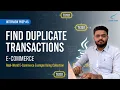 Day 5 Detect Duplicate Orders in E-Commerce Real-World Java Example Using Collection