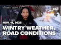 WNC snow impacts and road conditions for Tuesday Nov 11
