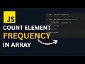 JavaScript Interview Question Count Frequency of Numbers in Array